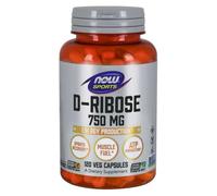 Now Foods Integratore D-ribosio 750 mg 120 capsule