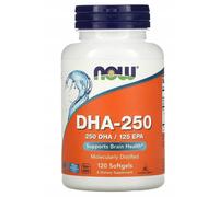 NOW Foods DHA-250 / EPA-125 / 120 capsule / OMEGA-3