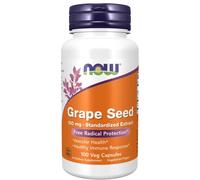 NOW Foods Grape Seed (estratto semi uva) Antiossidante 100mg 100 Vcaps NOW3248