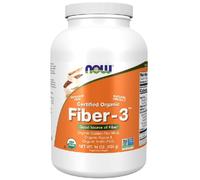 Now Foods Fiber-3 Organic Powder 454g
