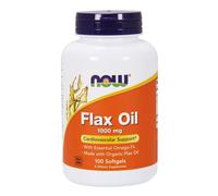 NOW FOODS Flax Oil organic 1000 mg 100 perle - olio di lino