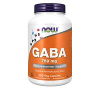 NOW Foods GA-BA 750 mg - 200 Capsule vegetariane NOW0129