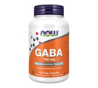 NOW FOODS Ga-ba 750mg - 100 vcaps - Supporto neurotrasmettitore