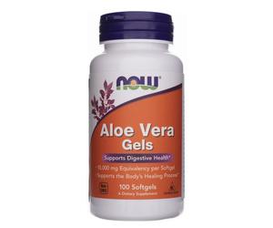 Now Foods Gel di Aloe Vera 10000 mg - 100 Capsule Morbide