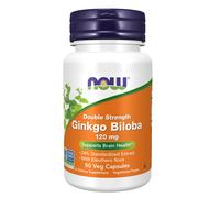 Now Foods Ginkgo Biloba, Double Strength 120 mg (50 Capsule veg)