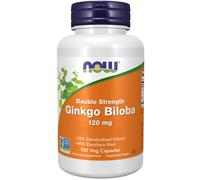 Now Foods, Ginkgo Biloba a doppia forza, 120 mg, 100 veg. Capsule - spedizion...