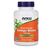 Now Foods Ginkgo Biloba Doppio Forza Per Cervello Salute 120mg 200 Capsule Veg