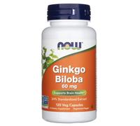 NOW Foods Ginkgo Biloba 60 mg 120 cps