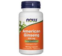 Now Foods American Ginseng 500 mg (100 Capsule veg)