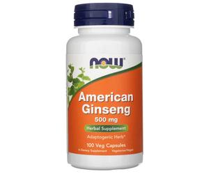 Now Foods Ginseng americano 500 mg - 100 capsule vegetali