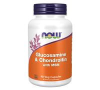 Now Foods Glucosamin & Chondroitin con MSM 90 Capsule Testato in Laboratorio