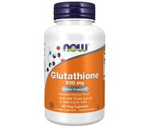 NOW Foods Glutatione 500 mg Cardo Mariano Milk Thistle 60 capsule veg