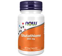 Now Foods, glutatione, 250 mg, 60 veg. Capsule - spedizione lampo