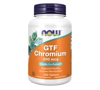 NOW FOODS GTF Chromium 200mcg 250 tablets - cromo chelato