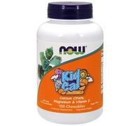 NOW FOODS - Kid Cal - 100 Compresse Masticabili - Gusto Torta All'arancia