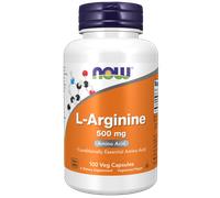 L-Arginina 500 mg 100 Capsule Vegetali Now Foods
