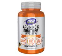 Now Foods Arginine & Ornithine 500/250mg (100 Capsule)