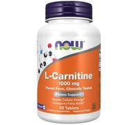 Now Foods Integratore L-Carnitina 1000 mg 50 compresse
