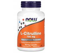 NOW Foods - L-CITRULLINA 750 mg L-CITRULLINA 90 capsule