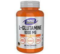 Now Foods Integratore L-Glutammina Double Strength 1000 mg 120 capsule vegetali