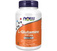 Now Foods L-Glutammina 500 mg - 120 Capsule Vegetali