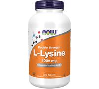 Now Foods, L-lisina, 1000 mg, 250 compresse - spedizione lampo