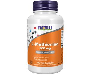 NOW Foods L-metionina, 500 mg