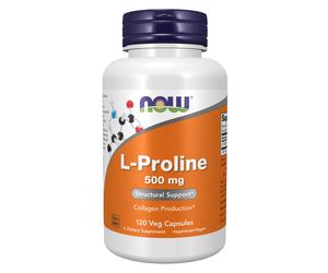 NOW FOODS L-Proline, 500mg - 120 vcaps - L-prolina