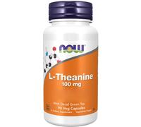 Now Foods, L-teanina, 100 mg, 90 veg. Capsule - spedizione lampo