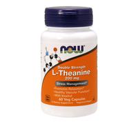 Now Foods L-Theanine, Double Strength 200 mg (60 Capsule veg)