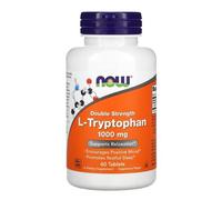 Now Foods L-triptofano, doppia resistenza, 1.000 mg, 60 compresse