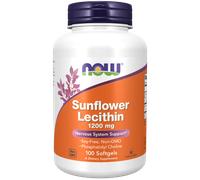 Now Foods Lecitina di girasole 1200 mg - 100 Capsule molli