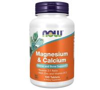 Now Foods Magnesium & Calcium with Zinc + D3 100 Tab