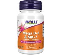 NOW FOODS Mega D3 4000 UI e MK 60 Pc