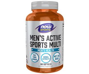 NOW FOODS Men's Active Sports Multi Morbide 180 Pc