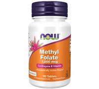 Now Foods, metile folato, 1000 mcg, 90 veg. Compresse - spedizione lampo