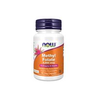 NOW Foods - Metilfolato 5000 mcg (50 Capsule Vegetali)