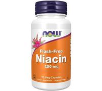 Now Foods, Niacin Flush-Free, Vitamina B3 senza Risciacquo, 250 mg, 90 Capsule vegane, Testato in Laboratorio, Senza Glutine, Senza Soia, Vegetariano, Non OGM
