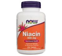 Vitamine B-3 NIACINA 500 mg 250 compresse Now Foods