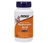Now® Foods NOW Acido Ialuronico, Acido Ialuronico a Doppia Forza, 100mg, 60 Capsule Vegetali