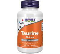 Now® Foods NOW Taurina (Taurina) 500 mg, 100 capsule vegetali