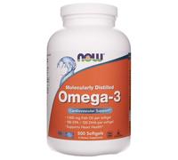 Now Foods Omega-3 , 180 EPA / 120 DHA - 500 Capsule molli