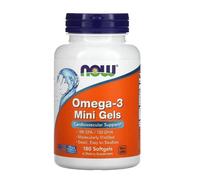 OMEGA-3 Mini Gels 180 Epa / 120 Dha 180 Capsule Molli NOW Foods