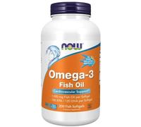 NOW Foods Omega-3 Olio di Pesce 1000 mg EPA DHA 200 capsule molli