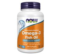 NOW Foods Omega-3 olio di pesce distillato molecolarmente - 100 Softgels NOW1650