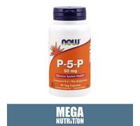 Now Foods P-5-P 50mg 90 Capsule Veg + Magnesio Chelato Nervoso Sistema Salute