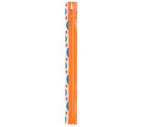 NOW Foods P60-30-00693 - Chiusura lampo, 100% poliestere, 00693 arancione, 30 cm