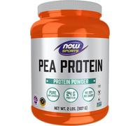 Now Foods, Pea Protein, Pure Unflovored Powder, 907 g - spedizione lampo