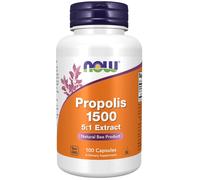 NOW Estratto di Propoli 5:1, 1500 mg, 100 Capsule vegetali