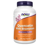 Now Foods Integratore Quercetina con Bromelina 240 capsule vegetali